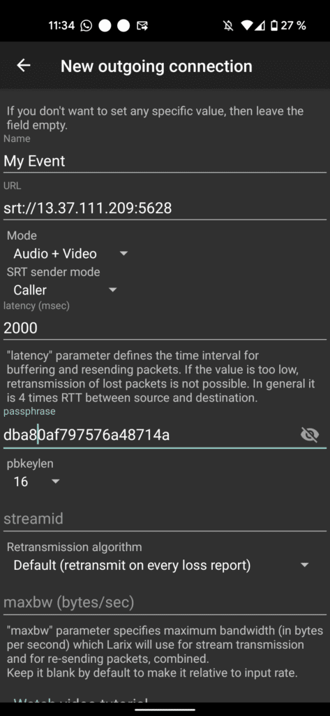 Streaming app on your phone to get a perfect live streaming thanks to Quortex I/O