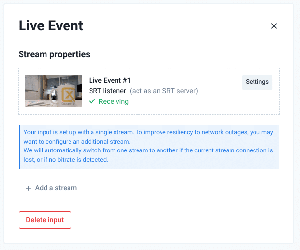 your event is live!
