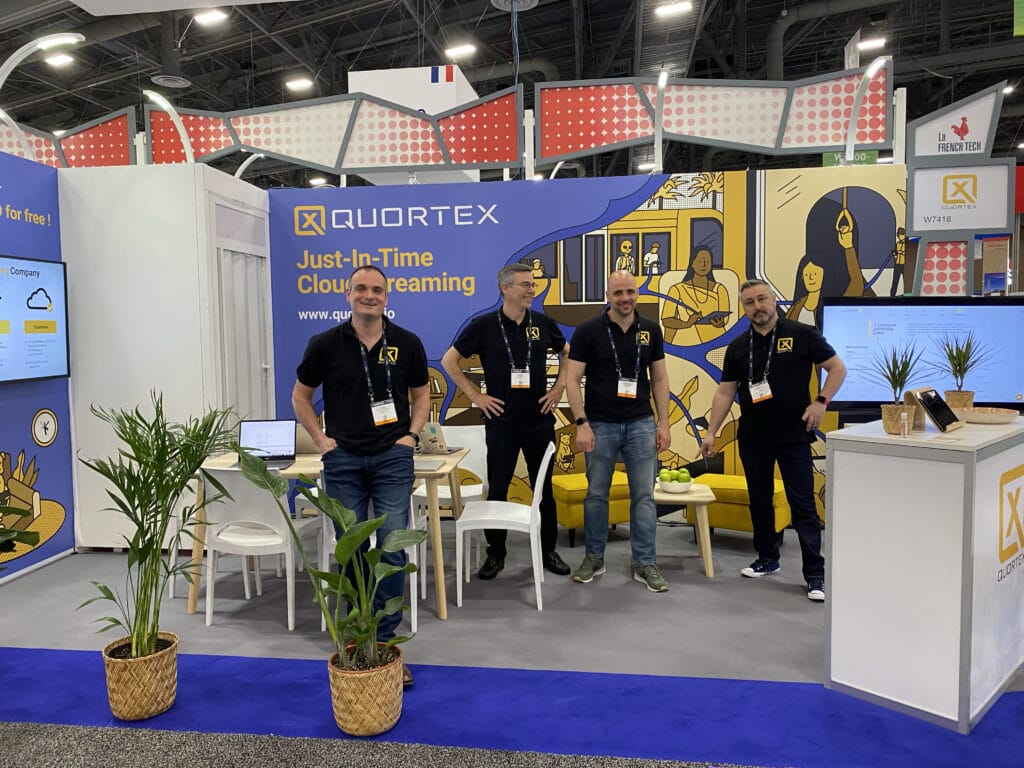 Quortex team introducing Quortex I/O
